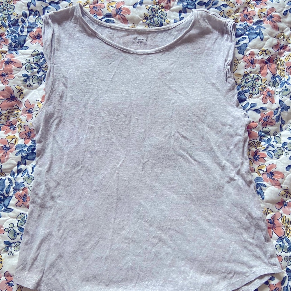 Sheer sleeveless top!